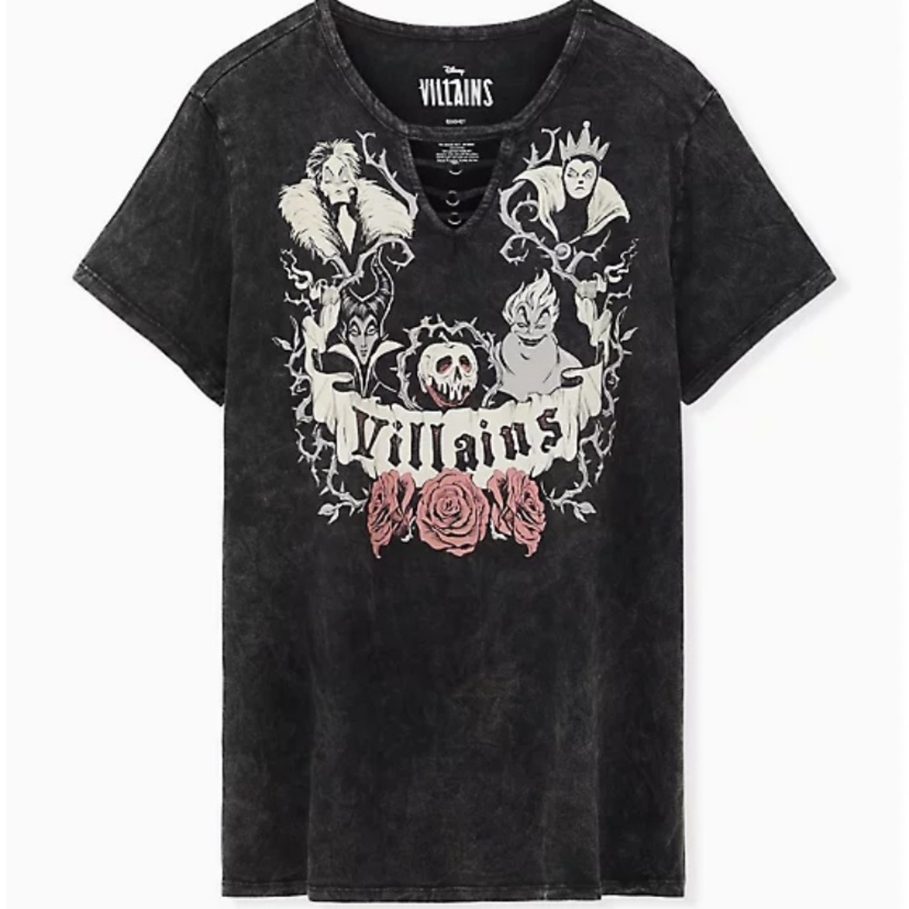Torrid 1x Disney Villains O-Ring top NWT